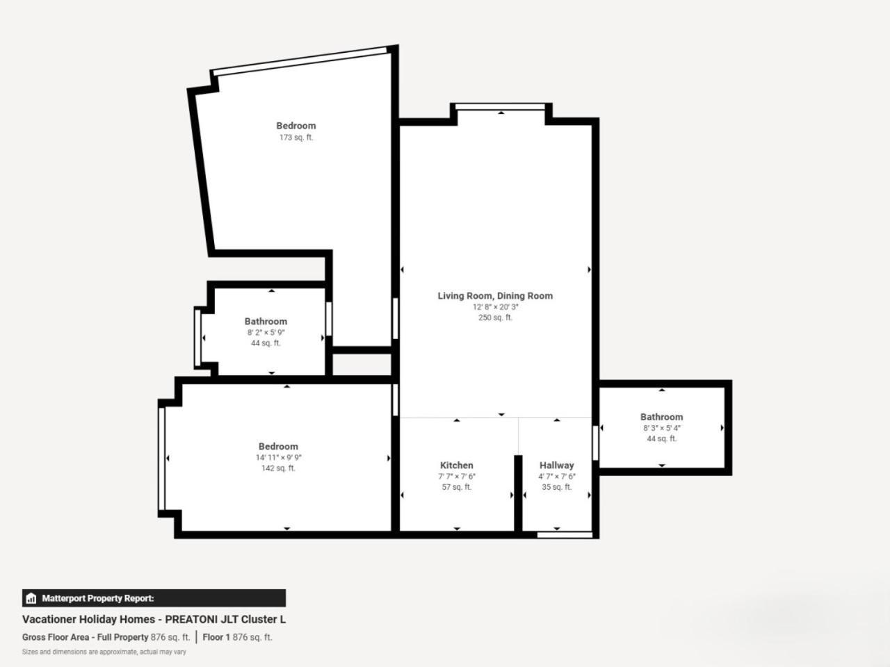 Appartement Preatoni Tower - Spacious One Bedroom In Jlt